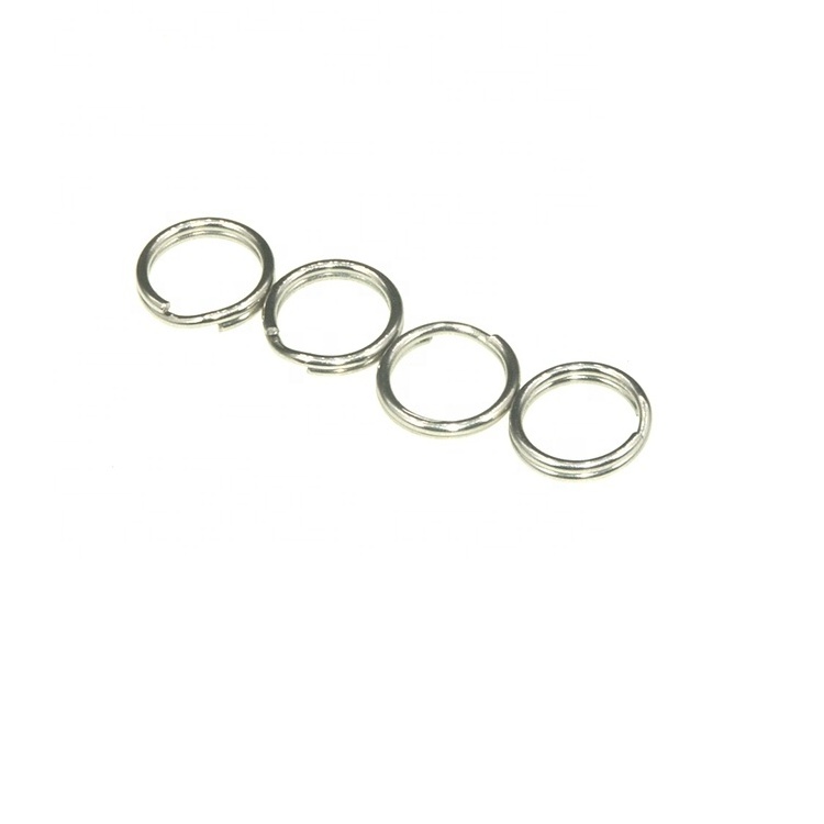 304 stainless steel 15mm round wire metal keyring small size iron key ring