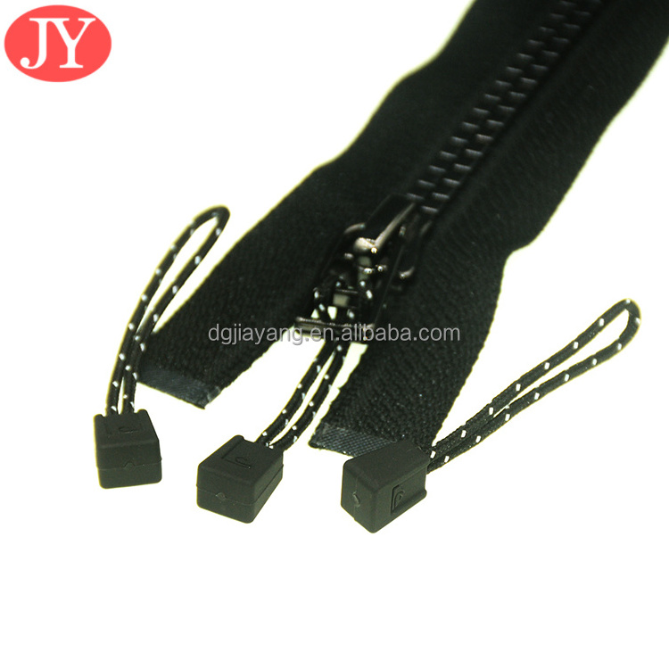 custom silicone rubber soft pvc zipper puller for bag garments handbag hardware plastic zipper pull tabs