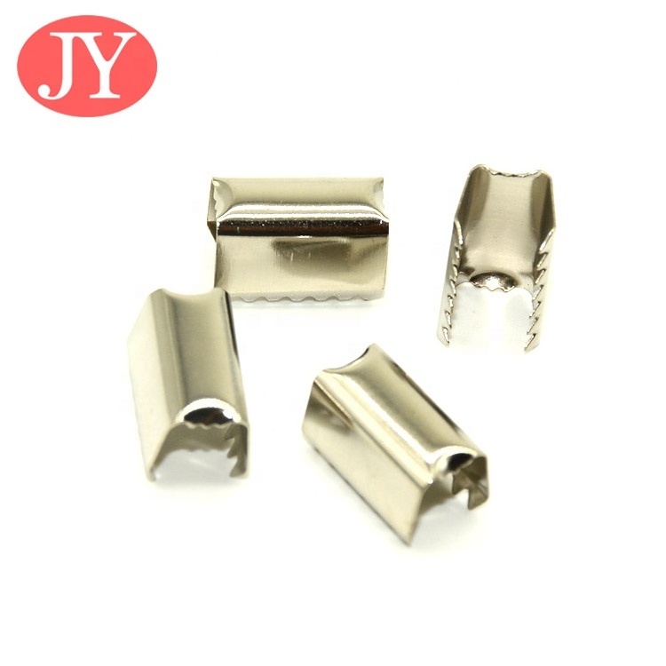 lanyards parts metal string crimp iron material nickle Plated lanyards metal crimping parts