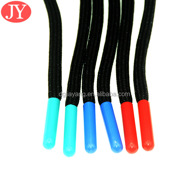 china manufacture wholesale high quality ABS plastic shoe lace aglet 23mm shiny color lace tip end for hoodie