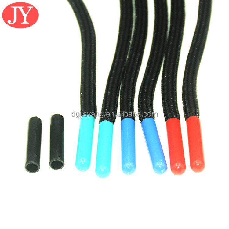 china manufacture wholesale high quality ABS plastic shoe lace aglet 23mm shiny color lace tip end for hoodie