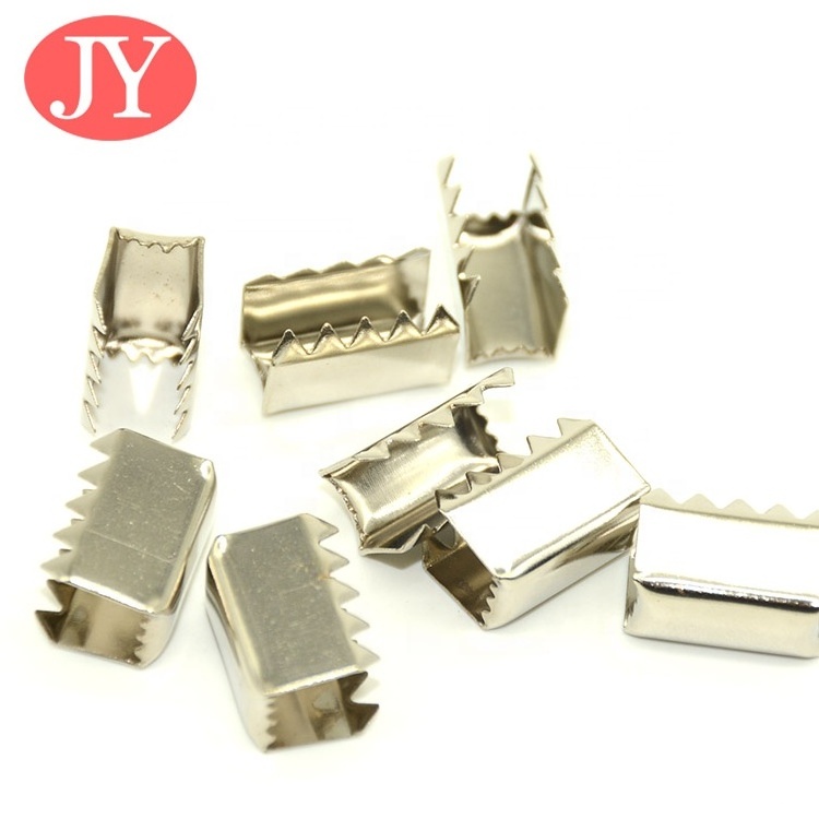 lanyards parts metal string crimp iron material nickle Plated lanyards metal crimping parts