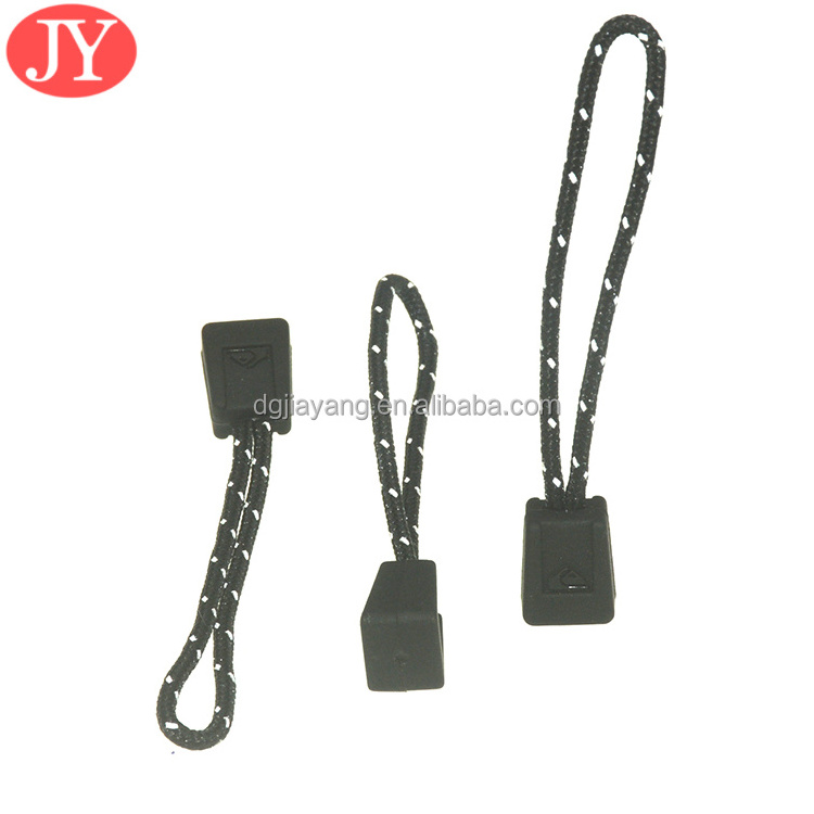 custom silicone rubber soft pvc zipper puller for bag garments handbag hardware plastic zipper pull tabs