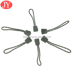 custom silicone rubber soft pvc zipper puller for bag garments handbag hardware plastic zipper pull tabs