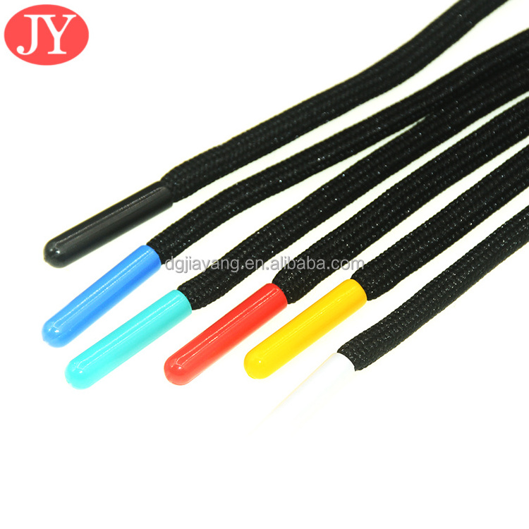 china manufacture wholesale high quality ABS plastic shoe lace aglet 23mm shiny color lace tip end for hoodie