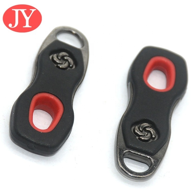 5# metal zipper head zip TPU slider zipper pull custom slider PVC zipper pull for backpack