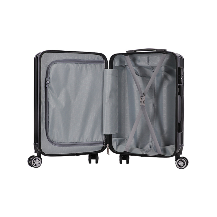 Light weight over-sized plastic luggage classic suitcase