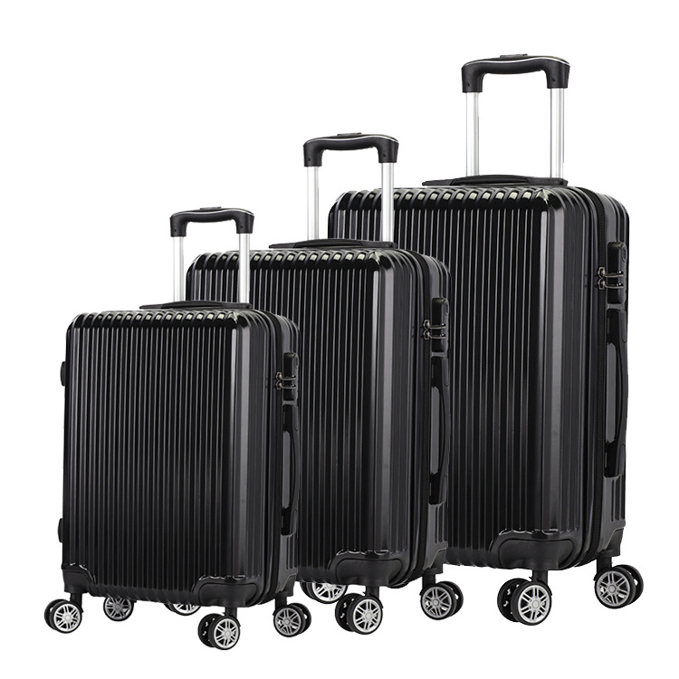 Light weight over-sized plastic luggage classic suitcase