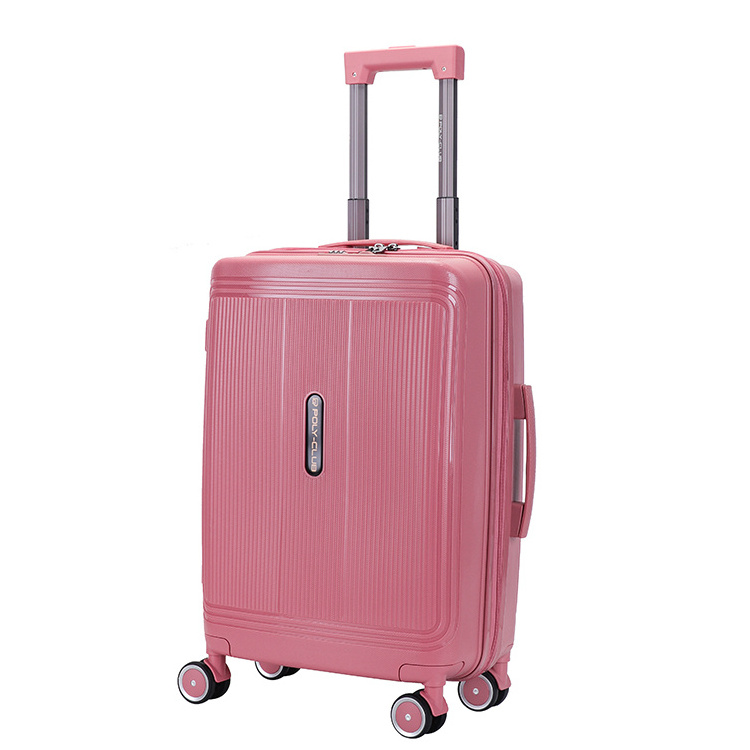 Super hot sale high Quality PP Trolley Luggage Bag 100% PP Hard shell PP newest valise for Travel Bag Luggage Sets