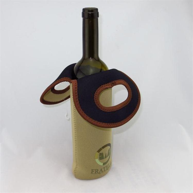 Wholesale cheap price neoprene wine bottle bag wine bottle cooler tote carrier bag neoprene