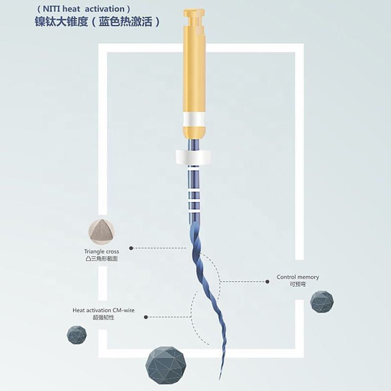 Dental Niti Endodontic Rotary Files Dental Niti Rotary Universal Endo Files Dental Endo Rotary Files Cicada