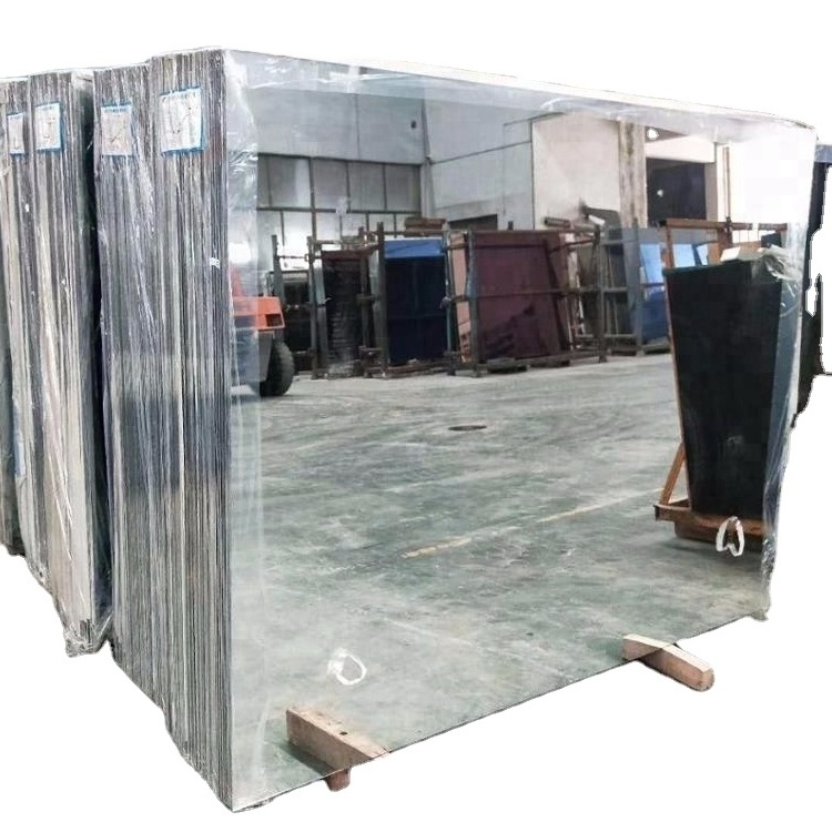 Large factories 1mm to 6mm Decorative Silver Sheet Glass Mirror Aluminum Float Glass Mirror Copper Free Mirror