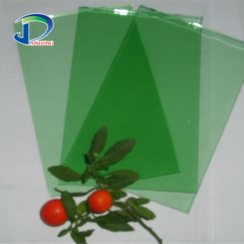 4mm-12mm Brown / Euro Grey Tinted Glass Tempered Glass Panel for Building Glass Decoration