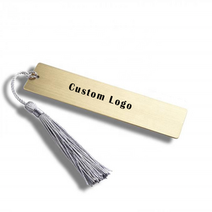 Personalized Custom Design Bookmarks Blank Metal Book Marks Die Casting Gold Sliver Plated Metal Bookmark Metal Crafts