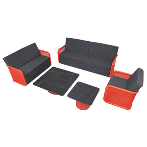 Modular Modern luxury Sectional 6 Seat Premium Sofa Aluminum Outdoor Garden Sofa Sets Furniture