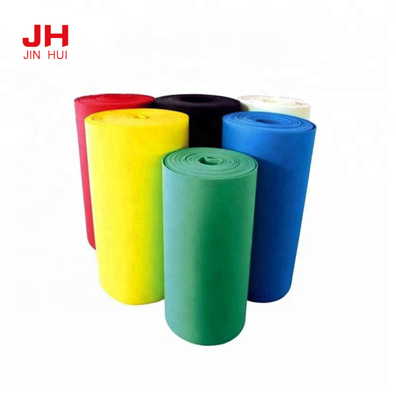 Factory Custom high quality cheap white/black color eva foam sheet roll