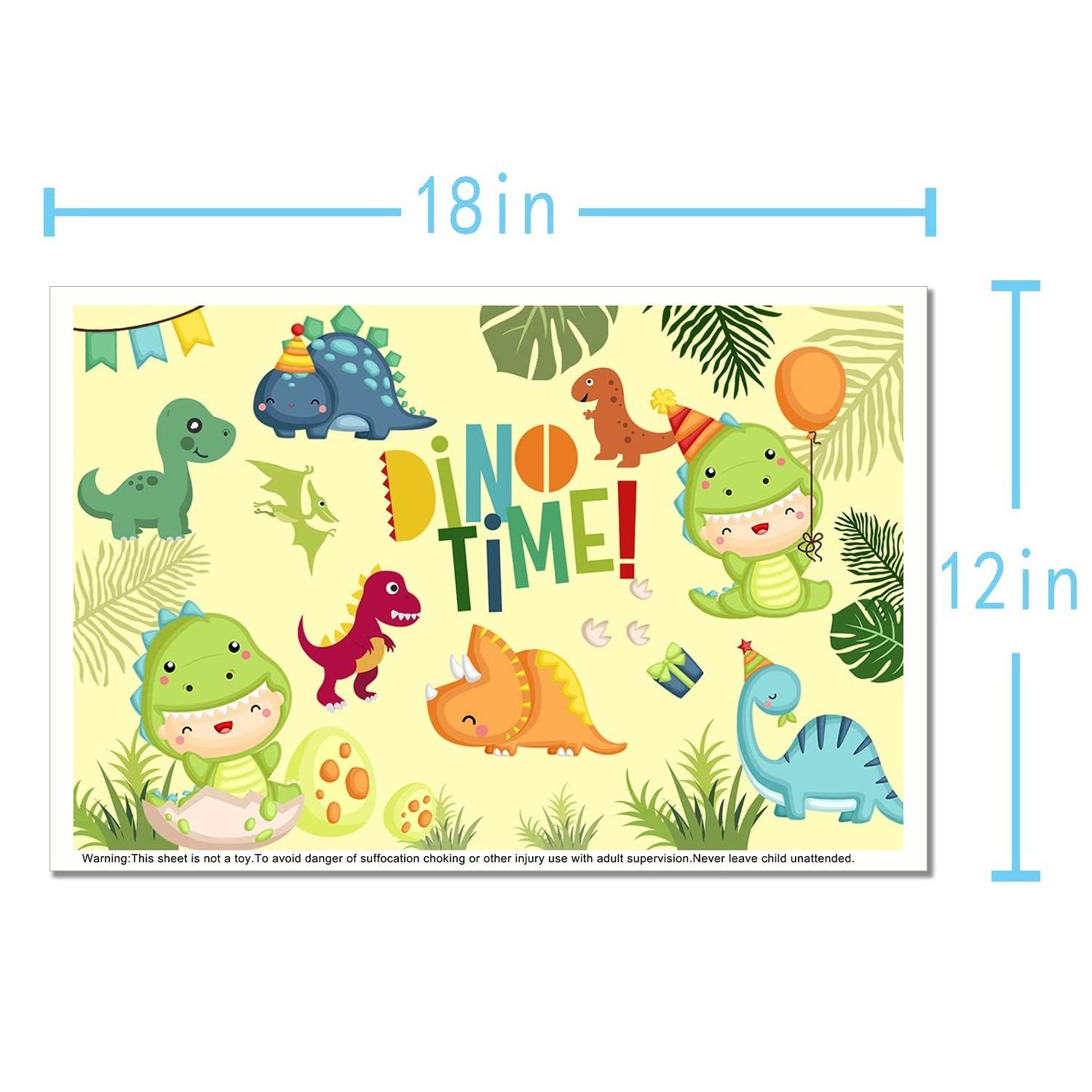 Waterproof Restaurant Portable Table Mats Disposable Stick-on Placemats Custom 12x18 Plastic Dining Playing Art for Baby Kids