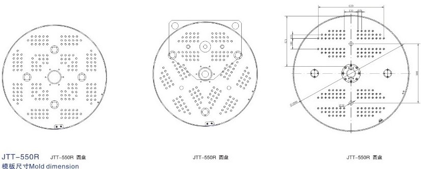 rotary table vertical plastic injection molding machine made in Guangdong factory 55T