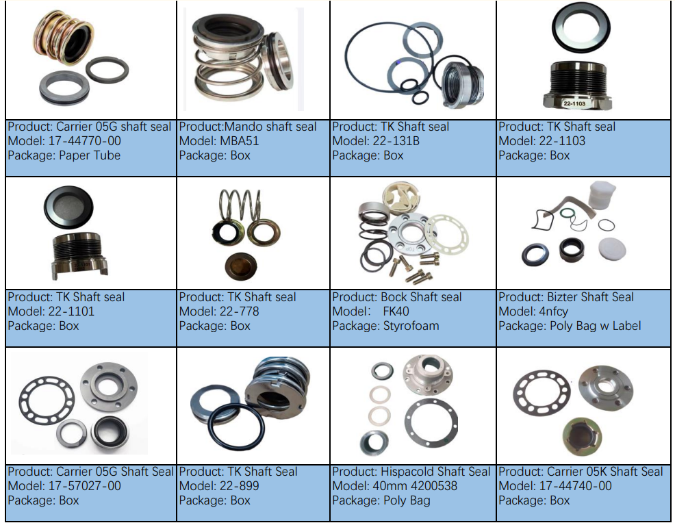 1AUTO PARTS 7-44145-0 CARRIER 05G CRANK SHAFT SEAL  AIR CONDITIONER COMPRESSOR  REFRIGERATION TRUCK  PARTS