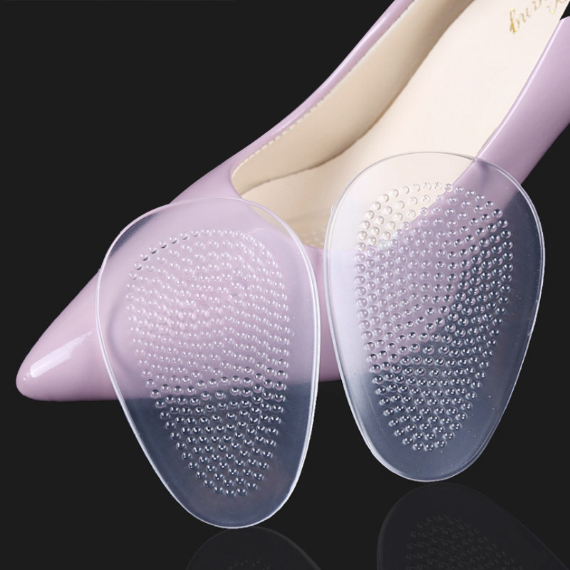 JPG-05 PU GEL Shock Absorb  silicon waterproof  dance practice and high heel shoes pain relief stick on Foot heel Pad