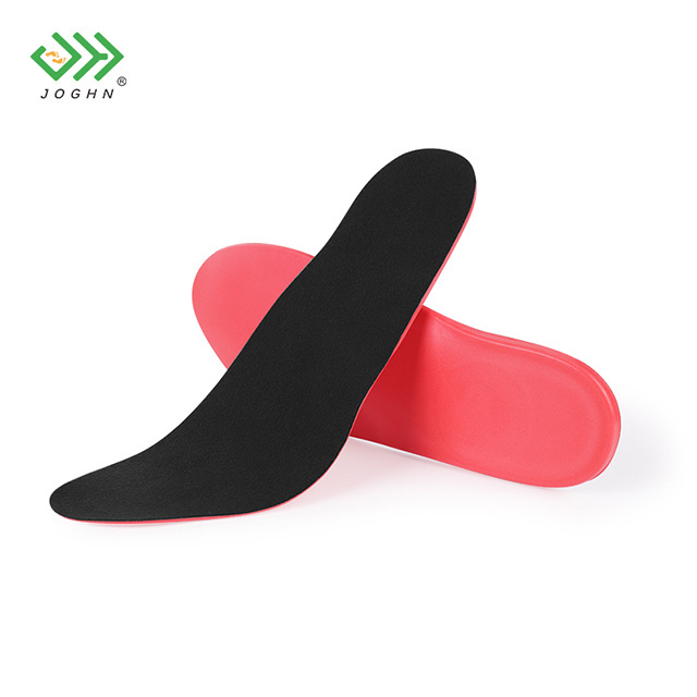 JOGHN Anti Slip Impact Absorption Flat Foot Confort Plantar Fasciitis Shoe Pad Plantilla Shock Absorption Insoles For Shoes