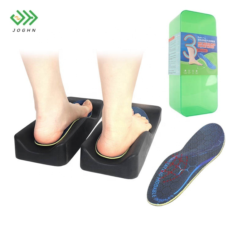 JOGHN Heat Moldable Insole Ovens Personalized Shoe Insoles Adjustable Pvc Thermoplastic Heat Moldable Orthotic Insoles