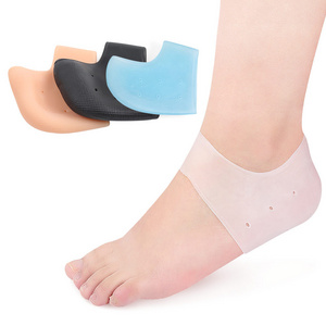 JOGHN Patch Gel Heel Pads Anti Crack Silicone Hydrogel Shock Absorber Foot Pain Sticker Women Shoes Cushion Insole Heel Socks