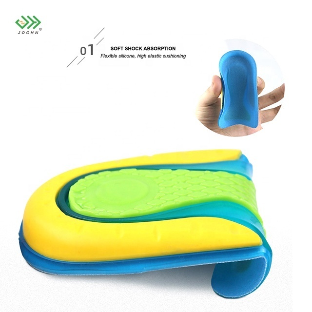 JOGHN Silicon Gasket Height Increase Insoles Insoles Silicone High Increase Shoe Insert Cushion Heel Cushion Inserts Heel Pads