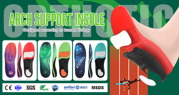 JOGHN Heat Moldable Insole Ovens Personalized Shoe Insoles Adjustable Pvc Thermoplastic Heat Moldable Orthotic Insoles