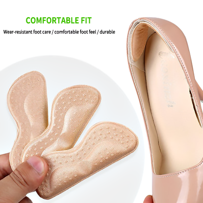 JOGHN sponge invisible relief pain prevent shoes heel Shoe Grips invisible foam foot pads Granular massage pad heel sticker