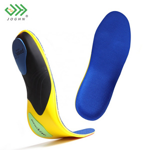 JOGHN 3cm Arch Flat Feet Fascitis Plantar Jump Elastic Shock Absorbing Sports Insoles For Basketball Sports & Comfort Insoles