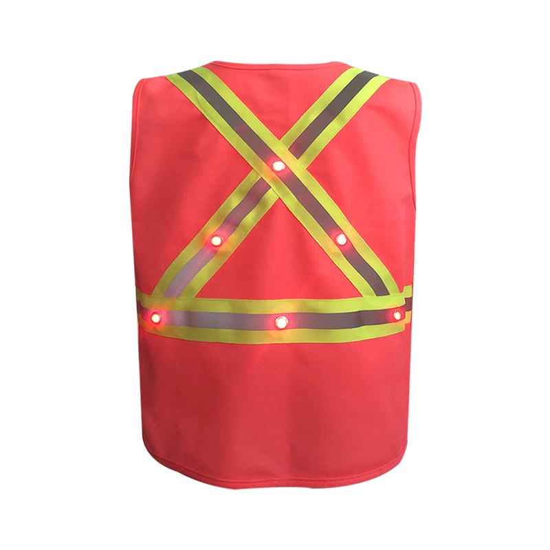 Reflective safety vest for kids Biking running led reflective vest Night High Light reflective vest safety