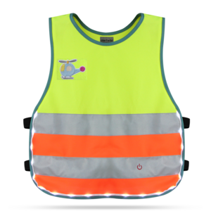 Reflective safety vest for kids Aged 4-8 bicycle reflective vest High visibility led reflective vest