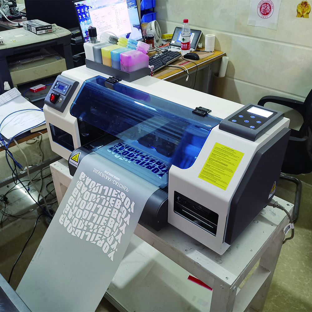 White Ink Dtf Printer with XP600 Printhead Plastisol Offset Heat Transfer Inkjet Printing Machine with Shaker and Dryer