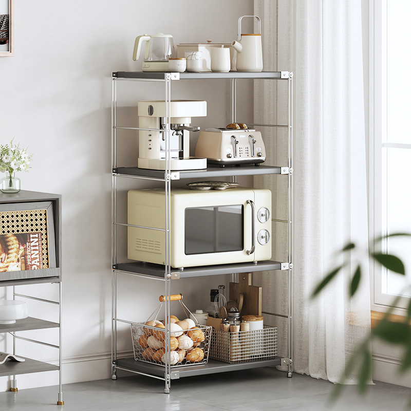 multifunction kitchen organizer rack metal shelf holders