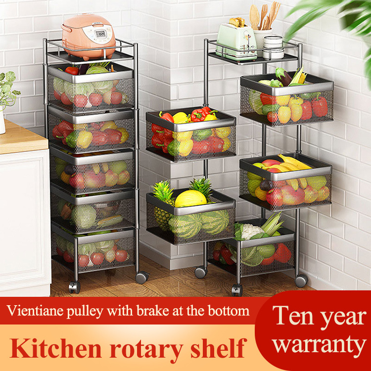 rotating spice metal kitchen racks organizer storage holders shelf