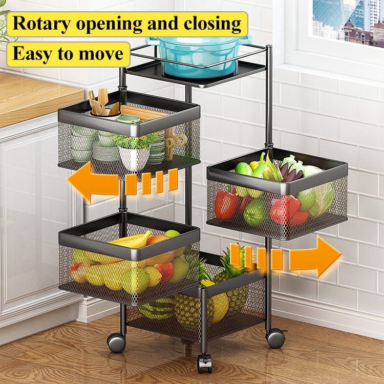 rotating spice metal kitchen racks organizer storage holders shelf