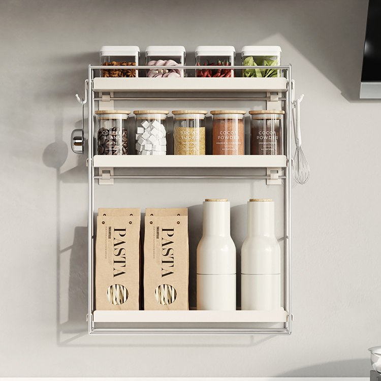 metal kitchen spice racks organizer wall mounted