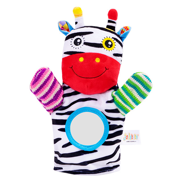 Animal Hand Puppet Cartoon Plush Toys Baby Educational Animal Hand Puppets Pretend Telling Story Doll Toy for Children Kid