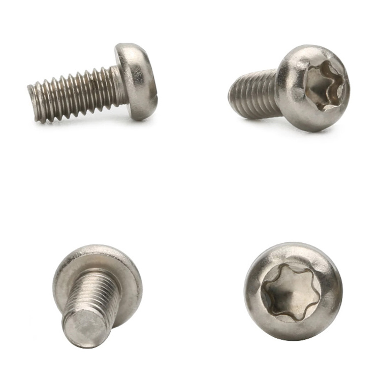 Chinese Manufacture stainless steel pan head torx machine screw m3 m6 m8