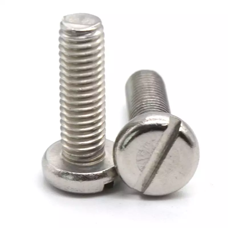 Factory wholesale price high quality stainless steel 304 3161/6 Din84 Bolts Slotted Cheese Pan Head Steel Bolt Screw