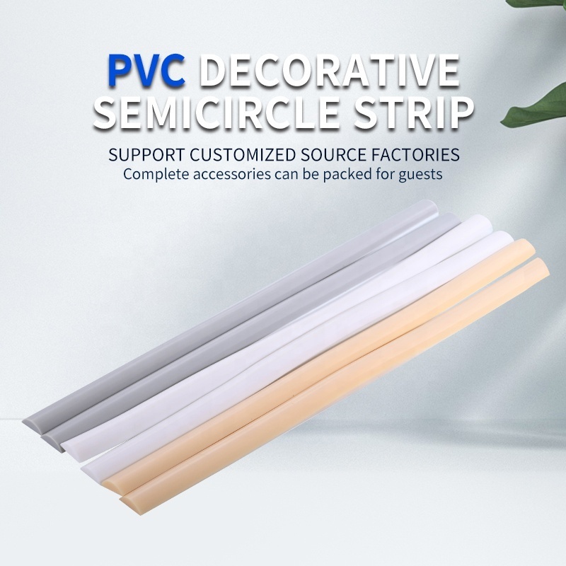 Factory Cheap Price Decorative Wall Trims Tile PVC Strips Plastic Strips For Crafts PVC Tile Trim Wall Plastic Strip