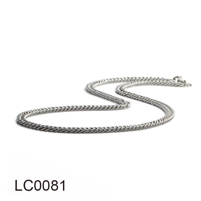 Top quality  stainless steel fashion 1.2mm grinding chain necklace