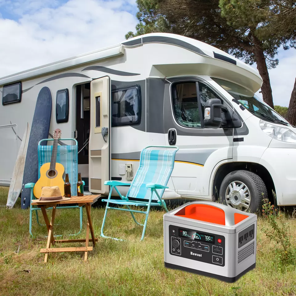 Customized Portable Power Station 700w Generator UK DE US Plug Battery Lifepo4 Battery For Outdoor Camping Electric Car