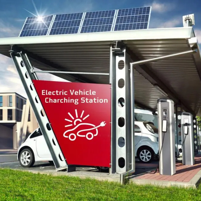 Customization solution ev charger kit solar powered dc station ev charger with solar system