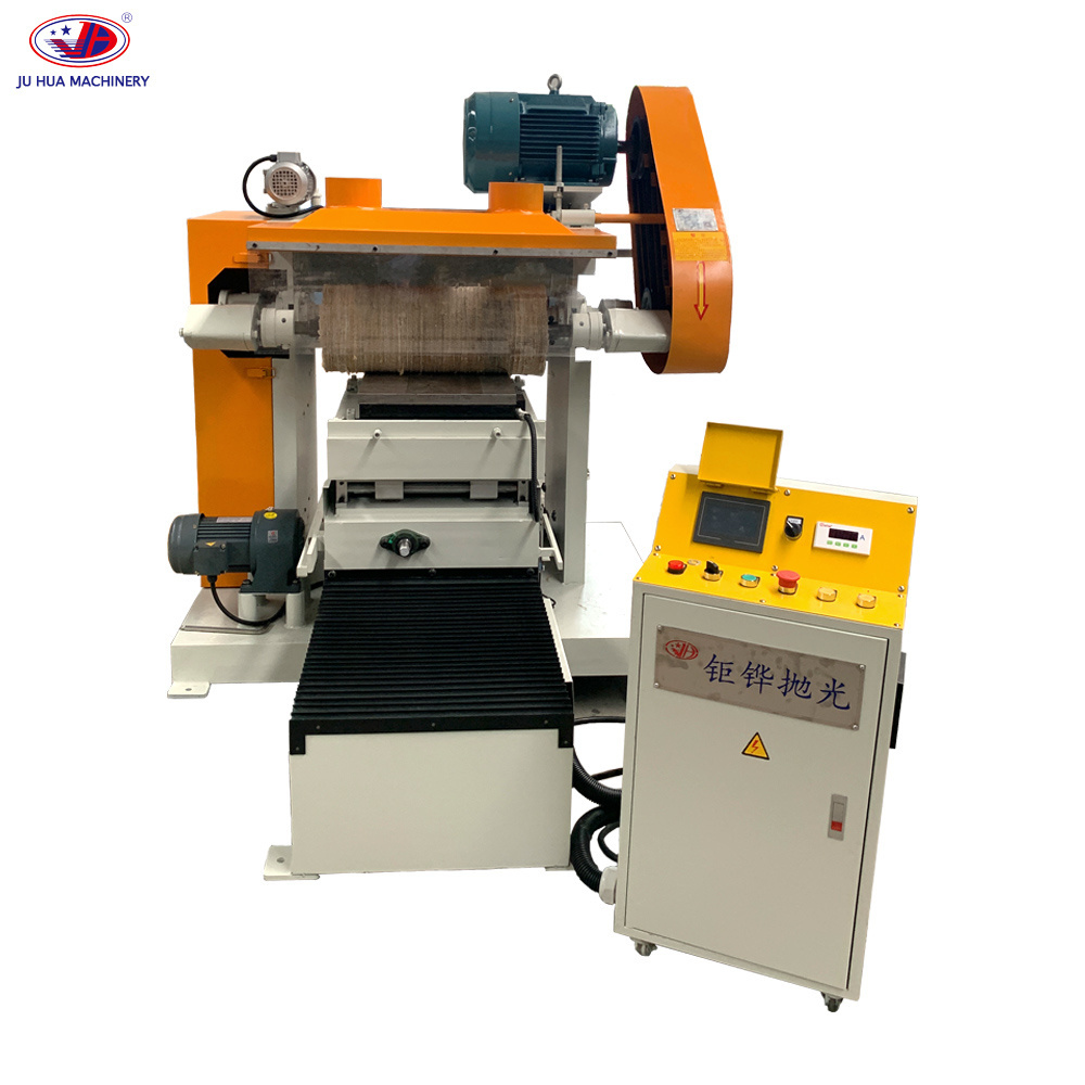 Automatic stainless steel metal polishing buffing machine for metal surface from rough grinding to mirror finish