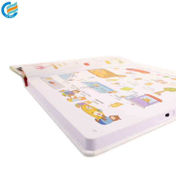 Audio voice record sound model finger touch children book with music free sound model sample