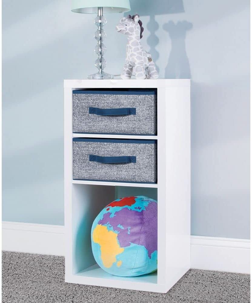 Folded Closet Wardrobe Storage Cube Bins Functional Fabric Organizer for Efficient Clothing and Shoe Storage for Bathrooms