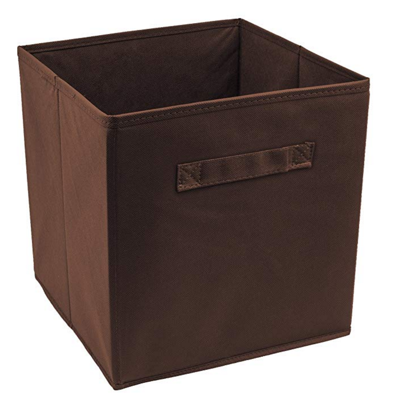 Foldable Cube Storage Bin Closet Organizer for Toys Fabric Material Square Shape Closet Systems & Organizers