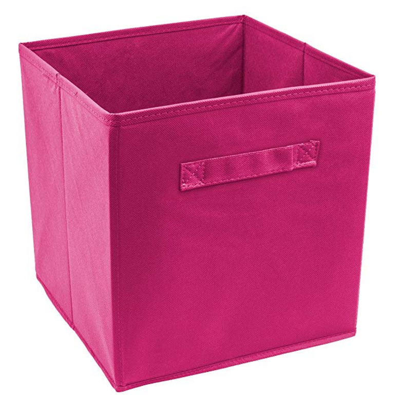 New Foldable Cube Storage Bin Square Shape Organizer for Toys Living Room and Bathroom Easy Standing Type Installation